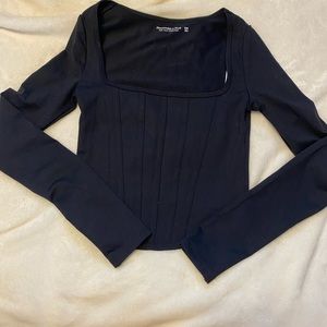 Abercrombie corset Squareneck top